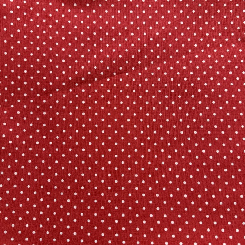 Red Polka Dot fabric