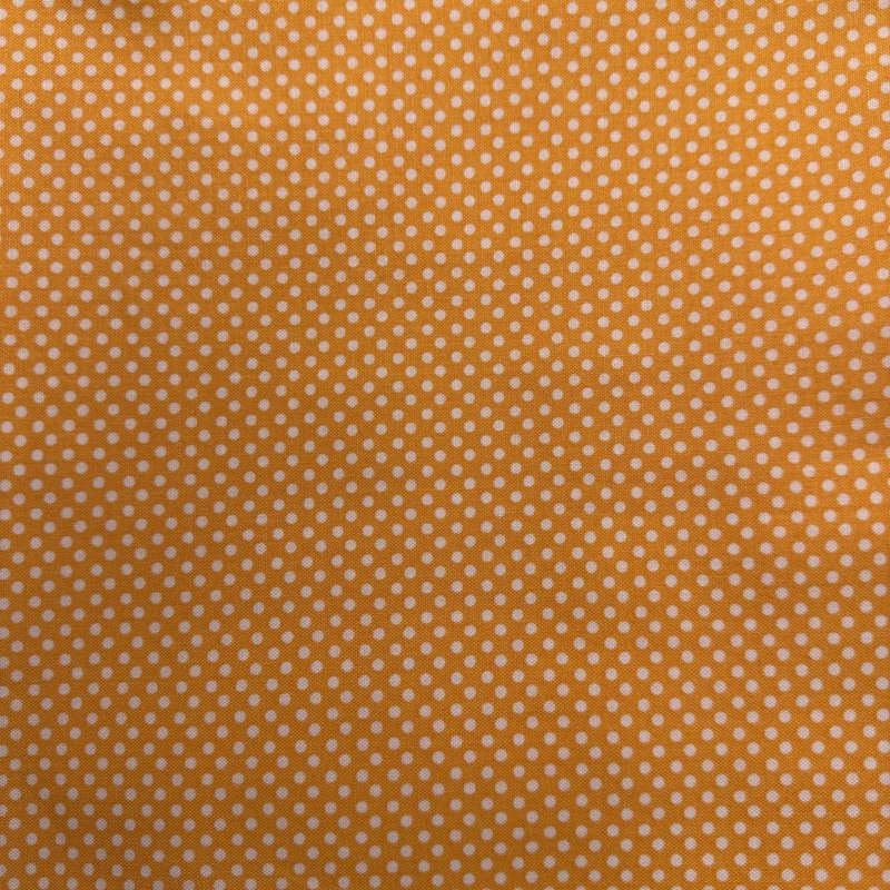 Orange Polka Dot fabric