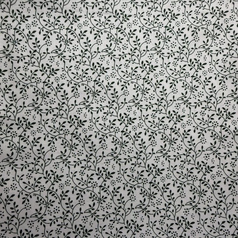 Green Floral fabric