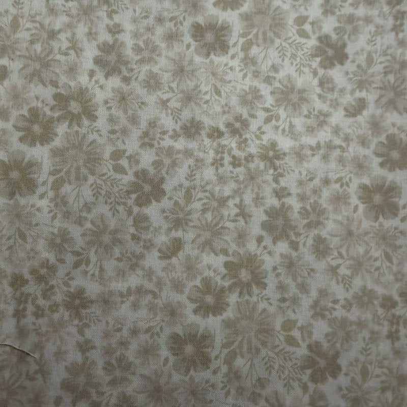 Cream Floral fabric