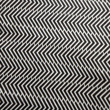 Gray and White Chevron fabric