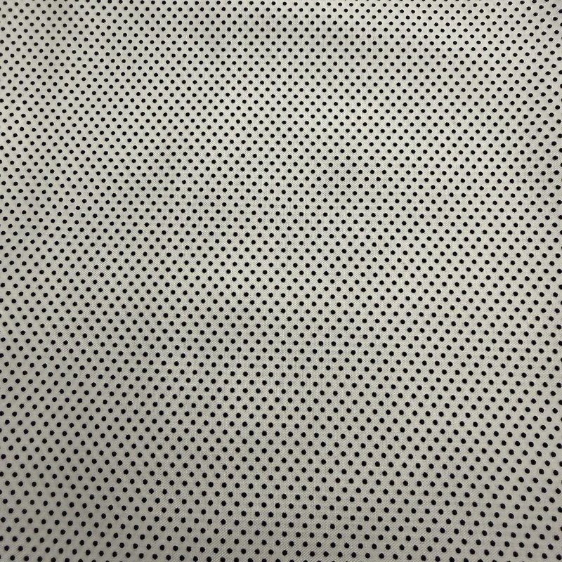 Black Polka Dot fabric