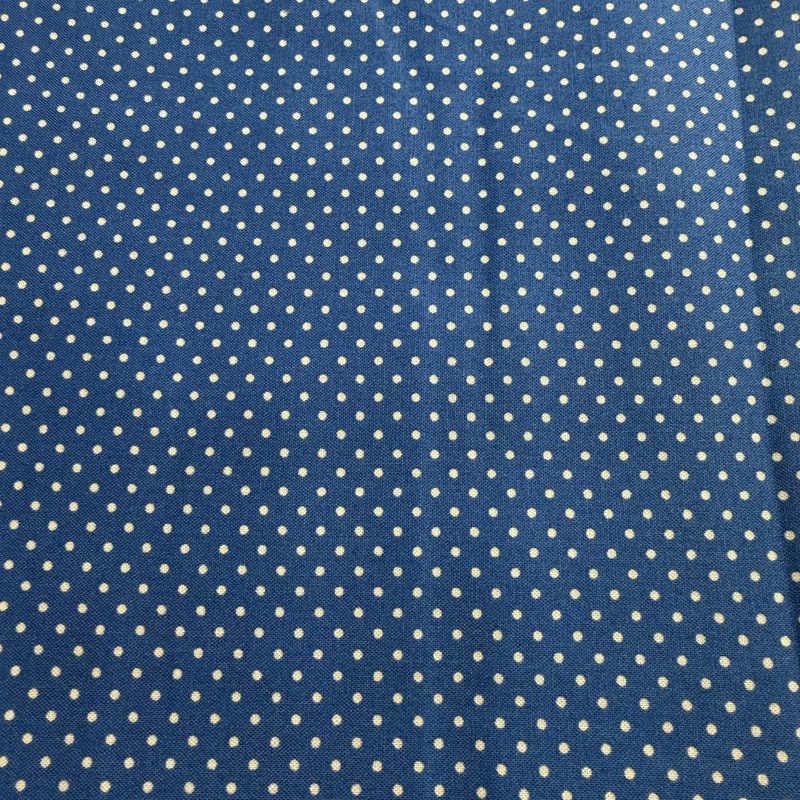 Blue Polka Dot fabric