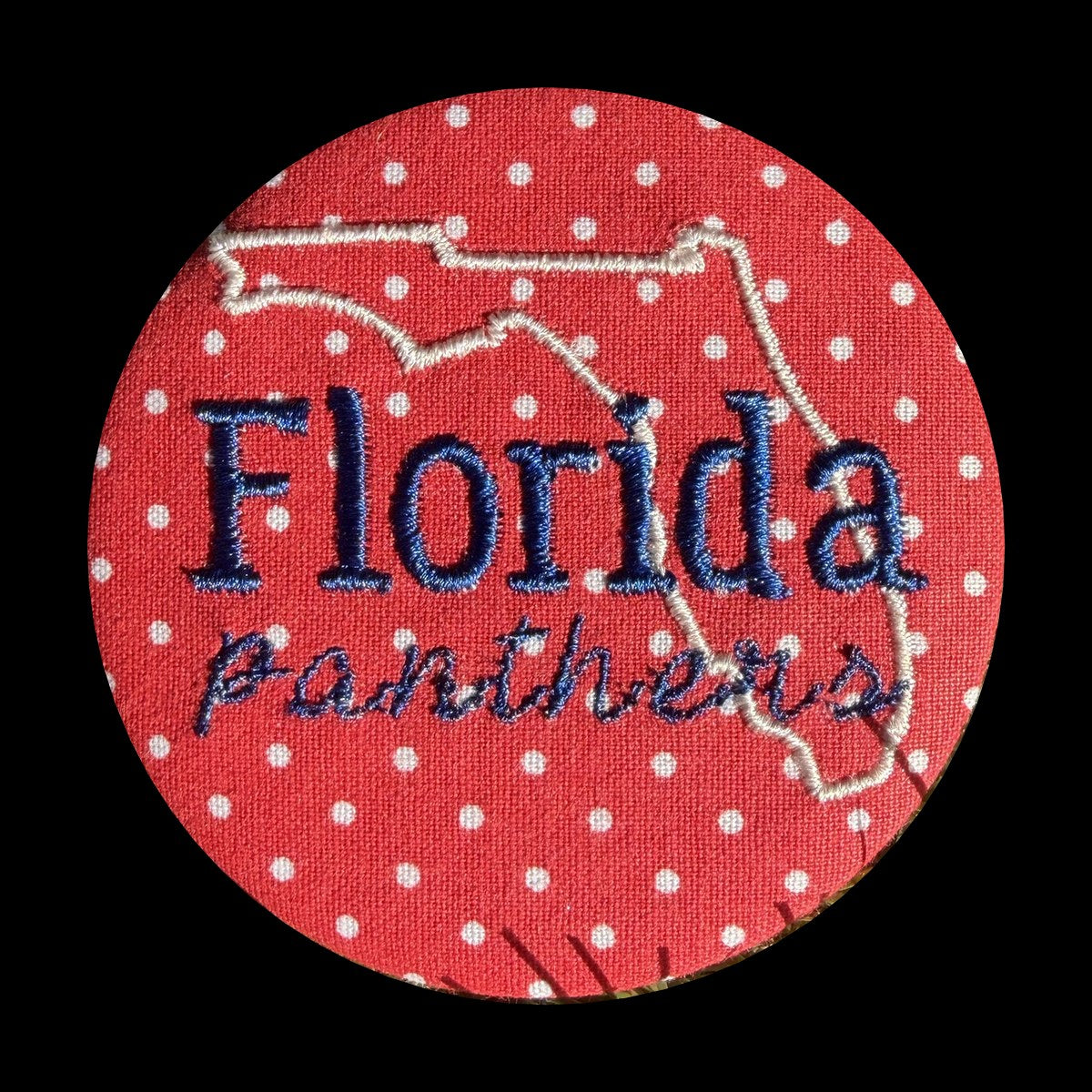 Florida Panthers State Outline Button