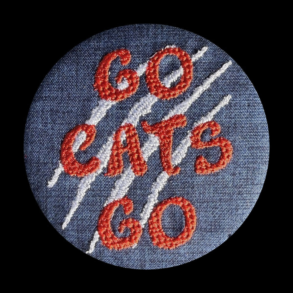 Go Cats Go Panthers Button