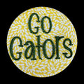 Glades Day Go Gators Floral Button