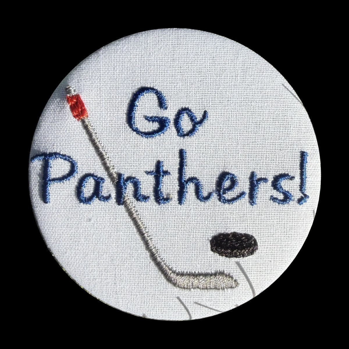 Go Panthers! Hockey Button