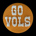 GO VOLS Block Letter Button