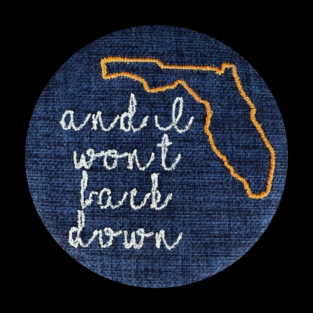 I Won't Back Down Florida Button